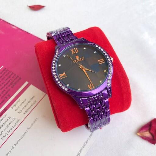 ساعت دخترانه و زنانه یونیک بند استیل